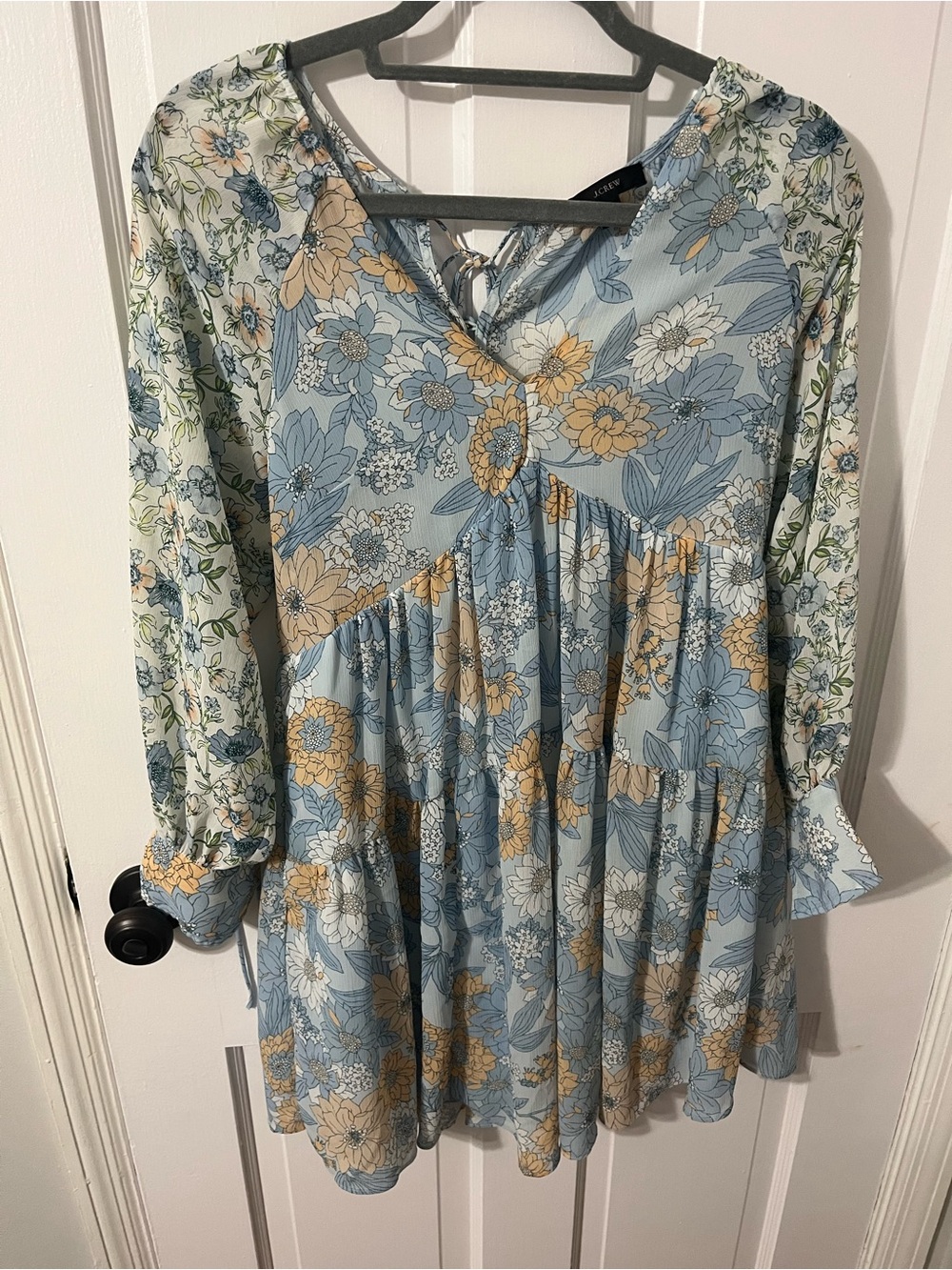 Blue Floral Dress